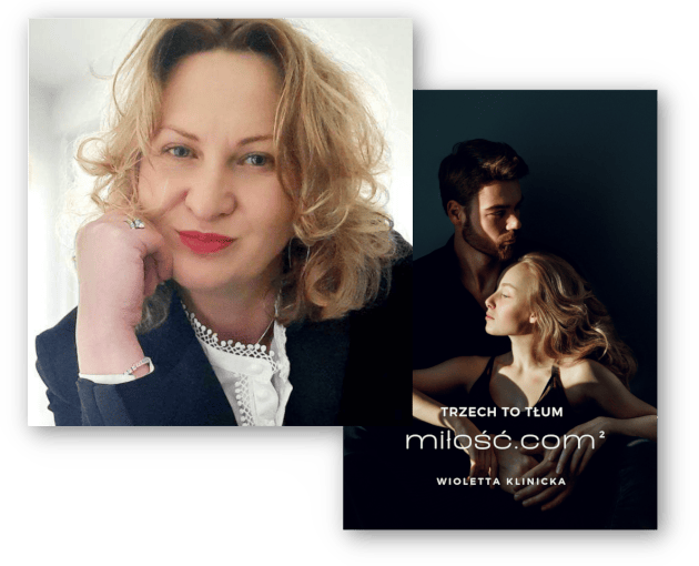 autorka wioletta klinicka i okładka książki